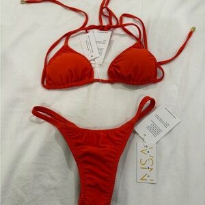 NSA (No strings attached) bikini set top Medium bottom Small- BRAND NEW